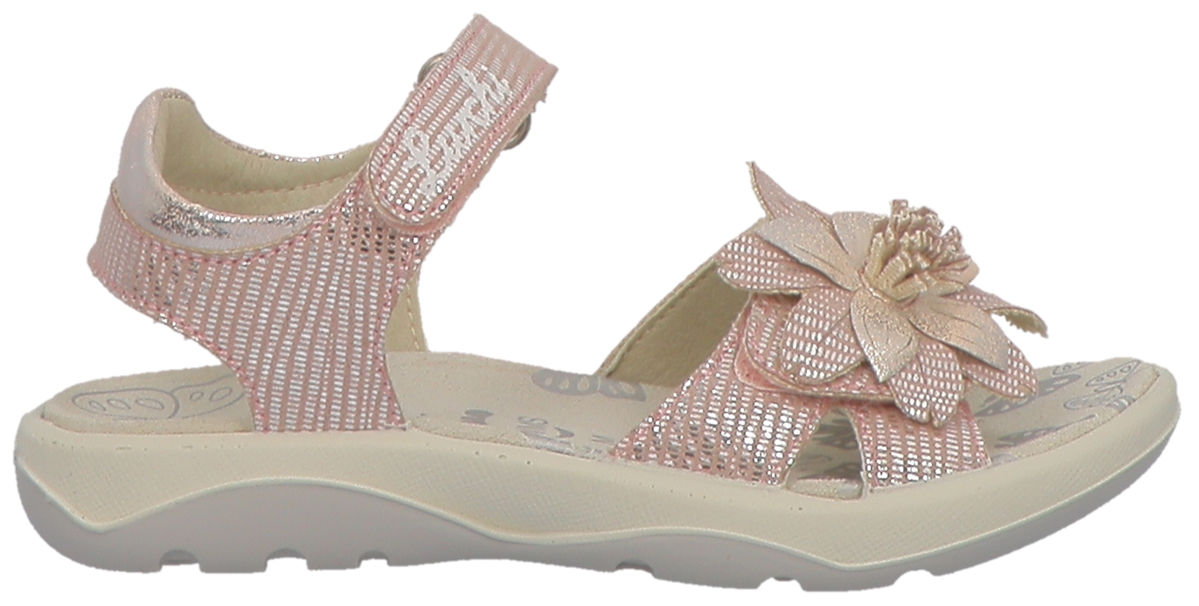 Lurchi Sandale »Flora«  , Sandalette mit Klettverschlüssen, Grössenschablone zum Download