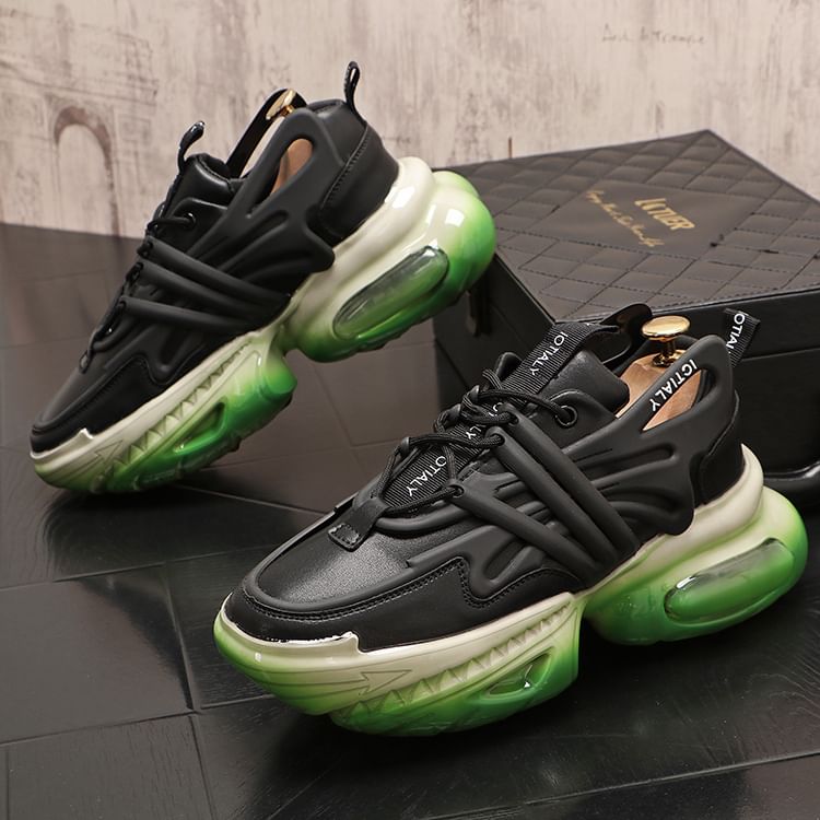 Mr Ozera - Platform Two Tone veterschoenen