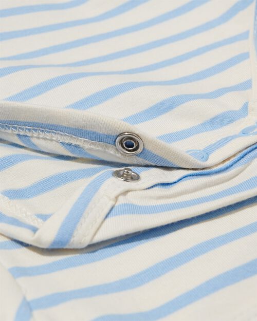 3 bodies en coton bio avec stretch blanc cassé