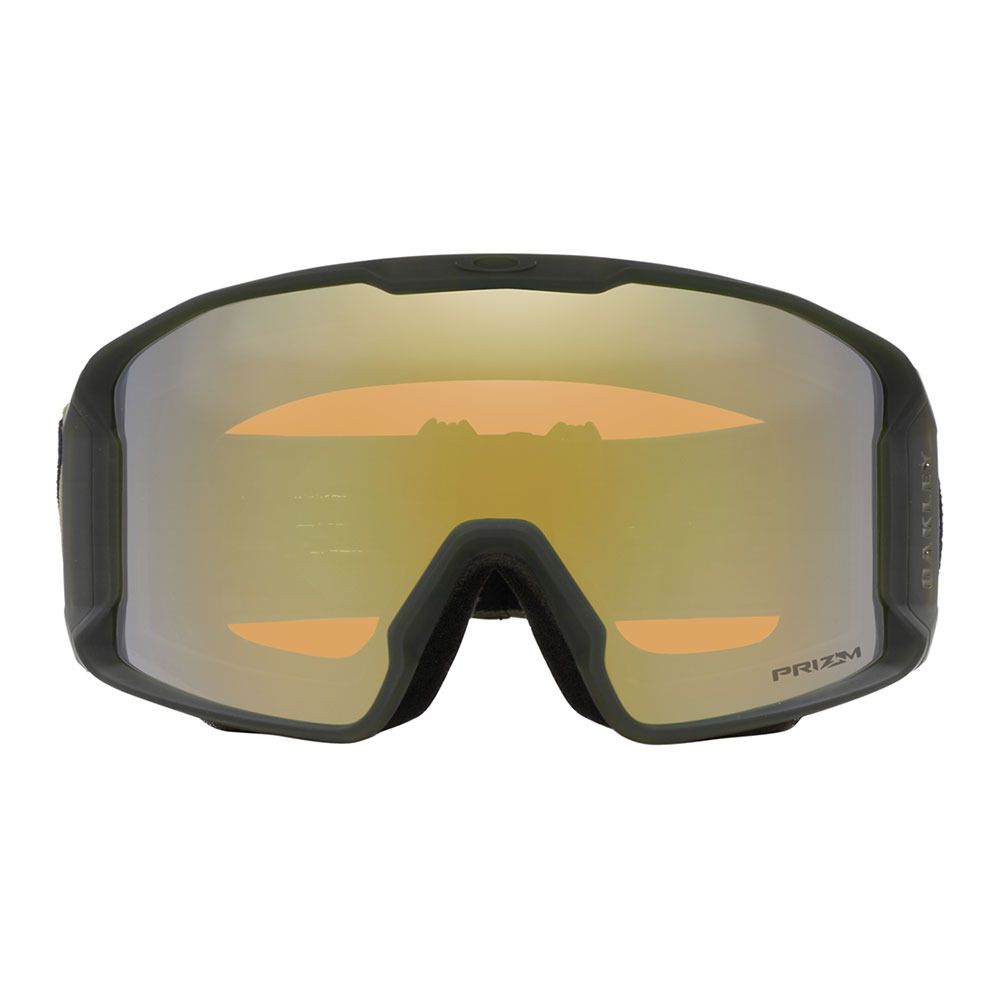 Oakley LINE MINER L - Masque ski matte b1b new dark brush/prizm sage gold iridium
