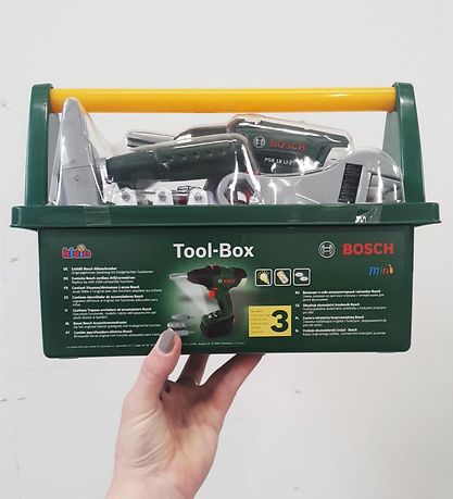 Bosch Mini -Werkzeugkasten m. Zubehör - Spielzeug - Dunkelgrün