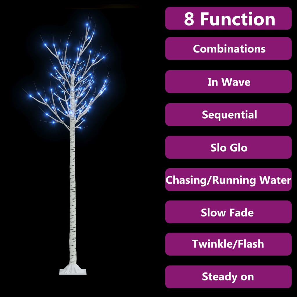 Sapin de noël 180 led bleues saule 1,8 m int/ext