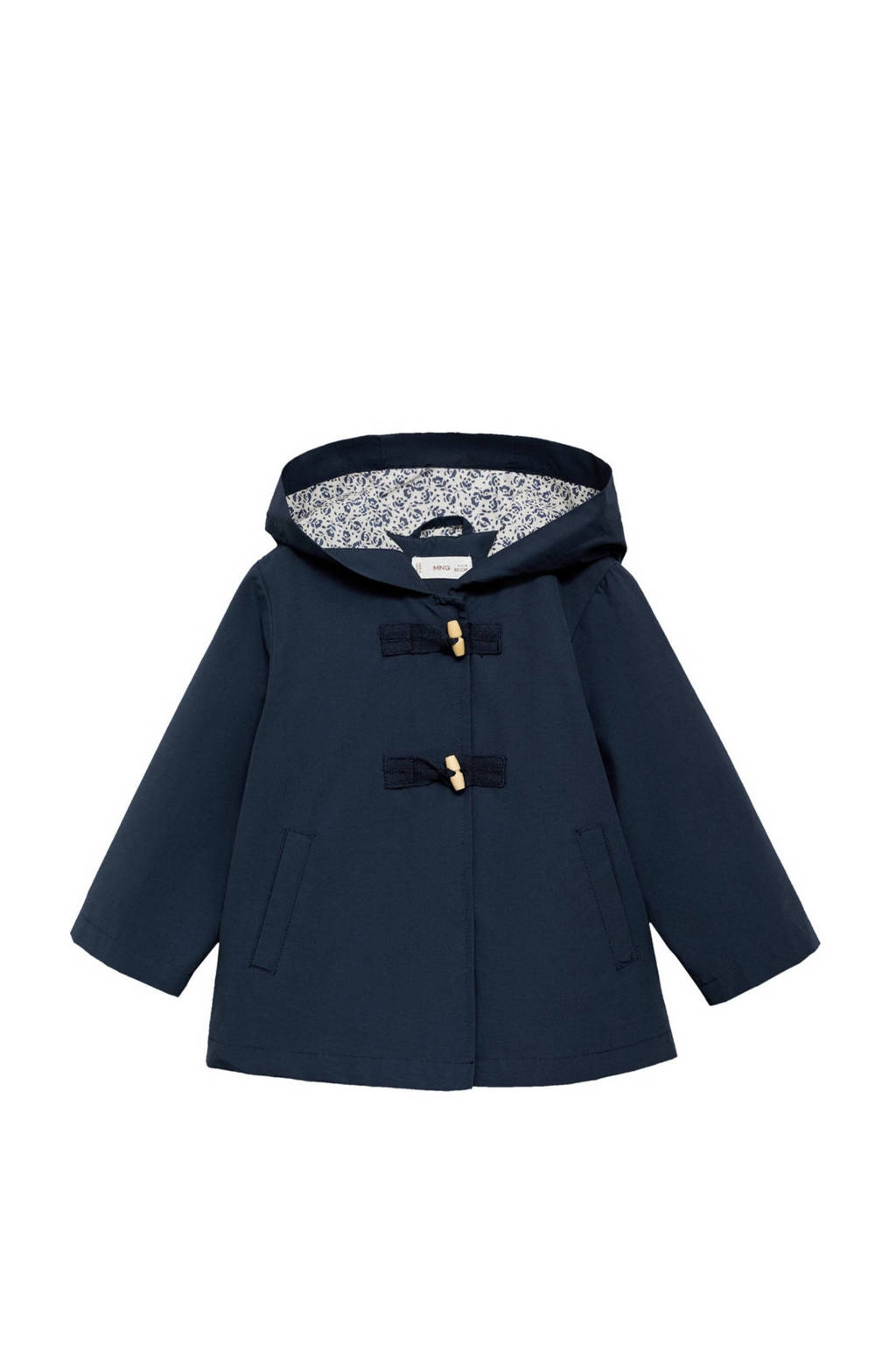 Mango Kids winterjas donkerblauw