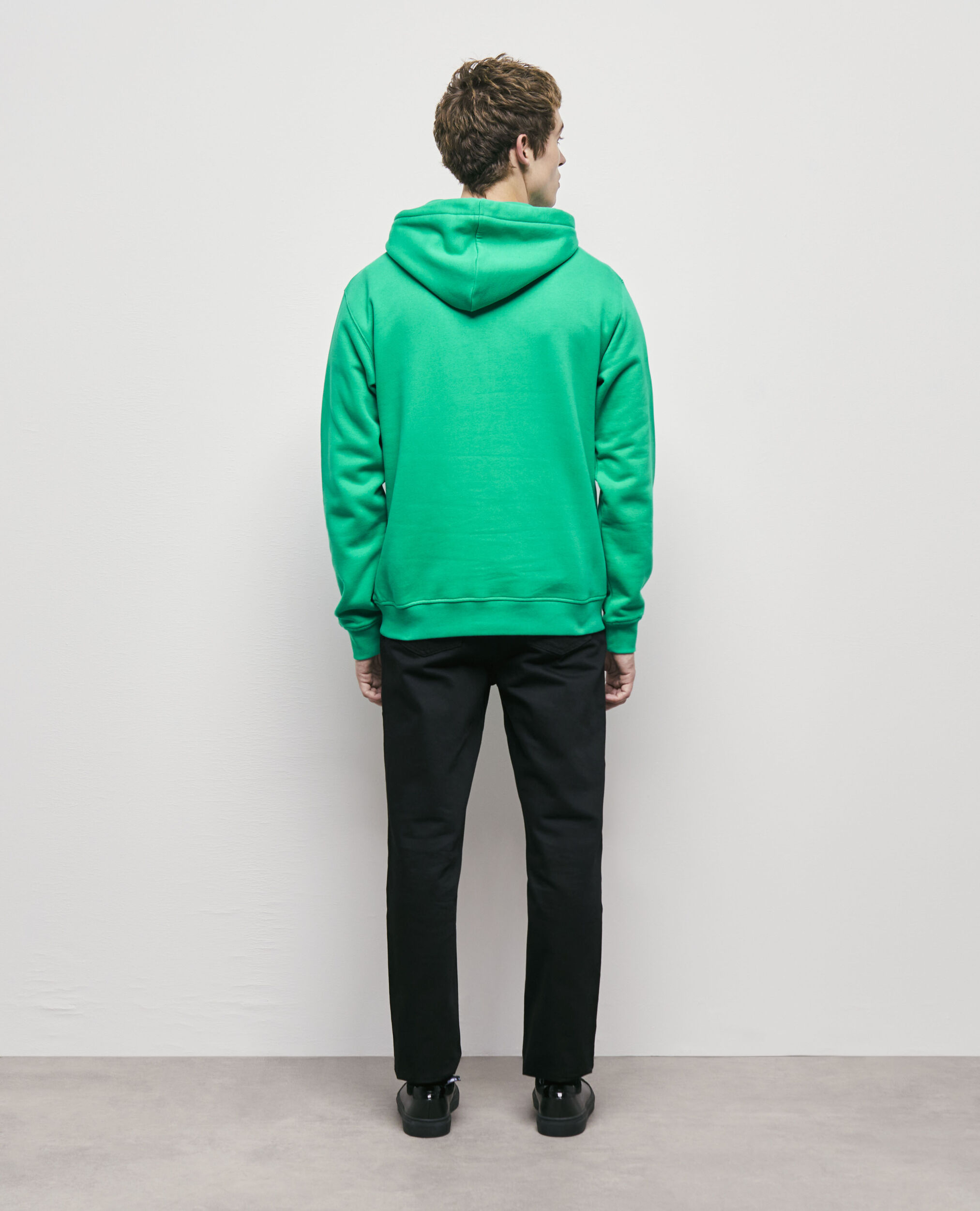 Sweatshirt à logo vert