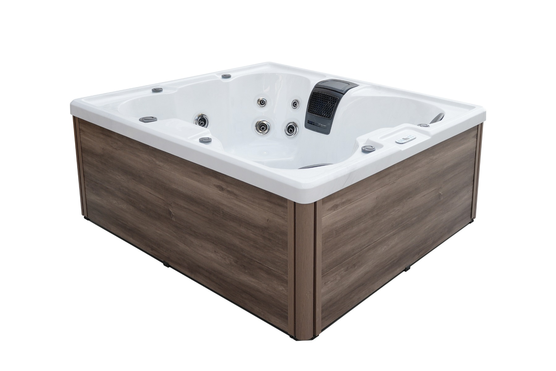 Badstuber Catania outdoor whirlpool 5-persoons wit
