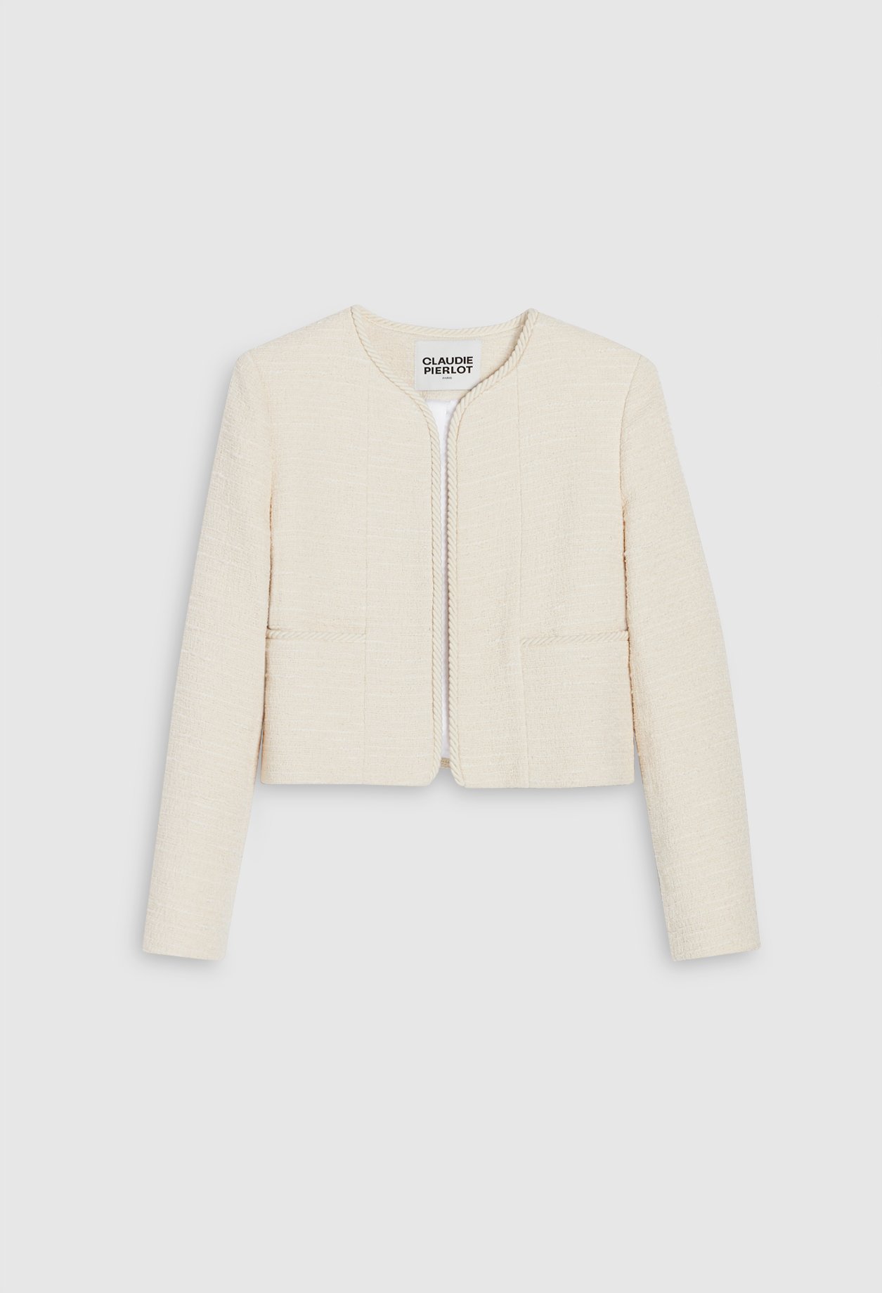 Veste courte tweed