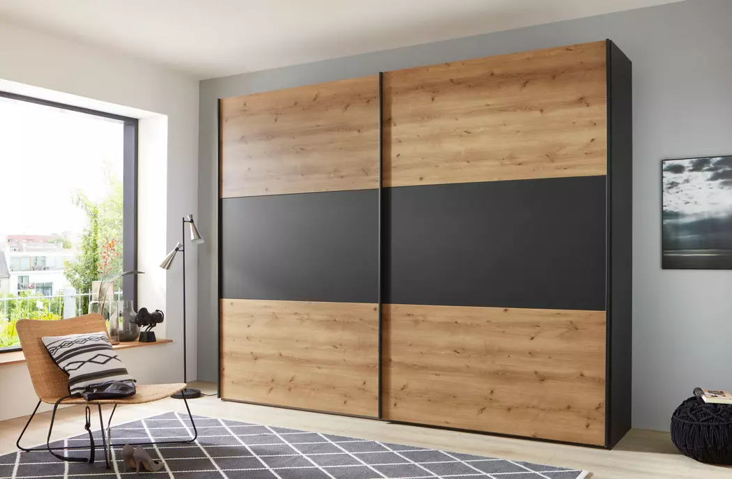 Schwebetürenschrank Korfu 300 x 217 cm