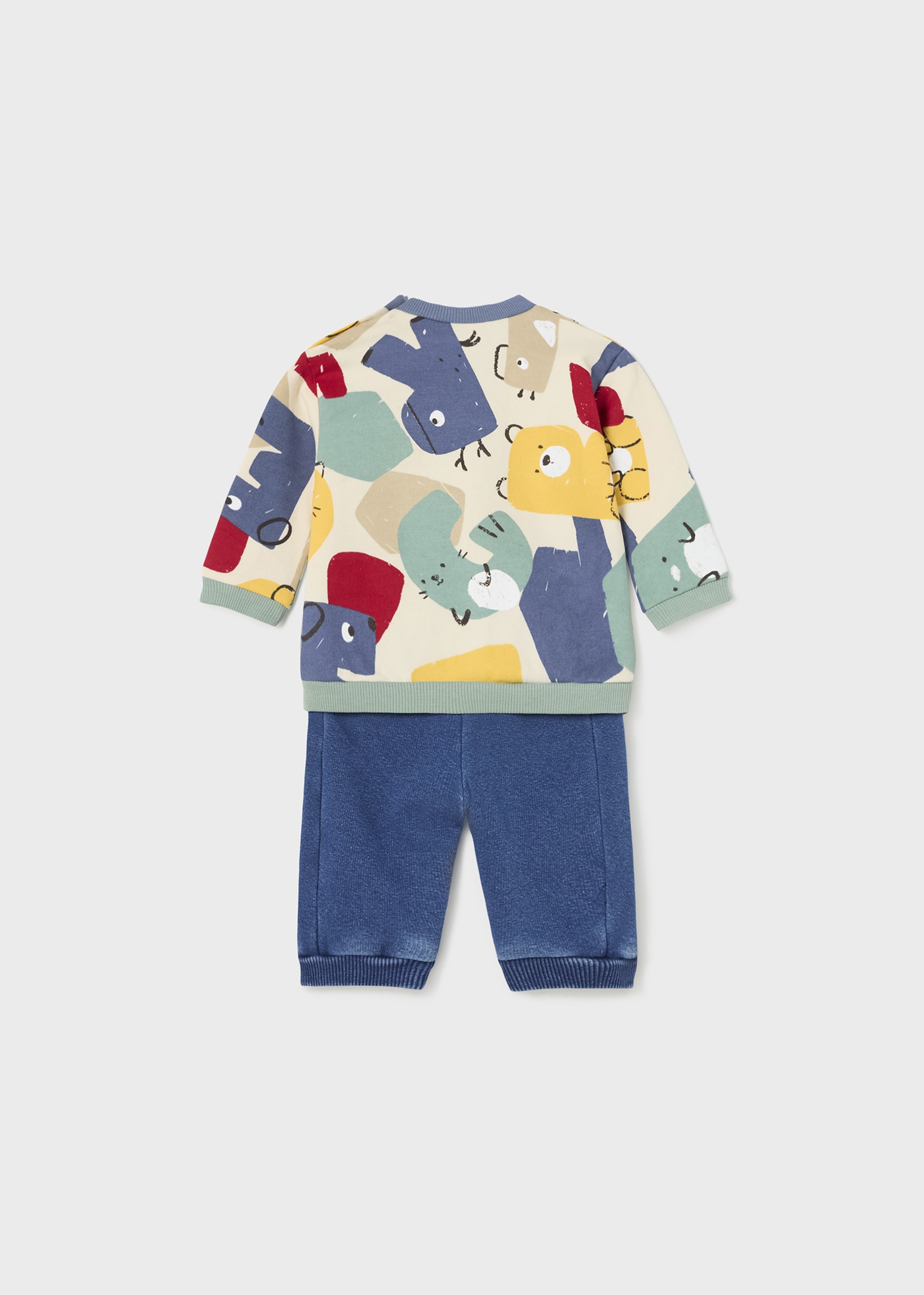 Conjunto de moletom de duas peças Better Cotton para recém-nascidos.