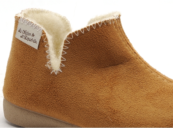 La maison de l espadrille chaussons enfant 6336 6 marron