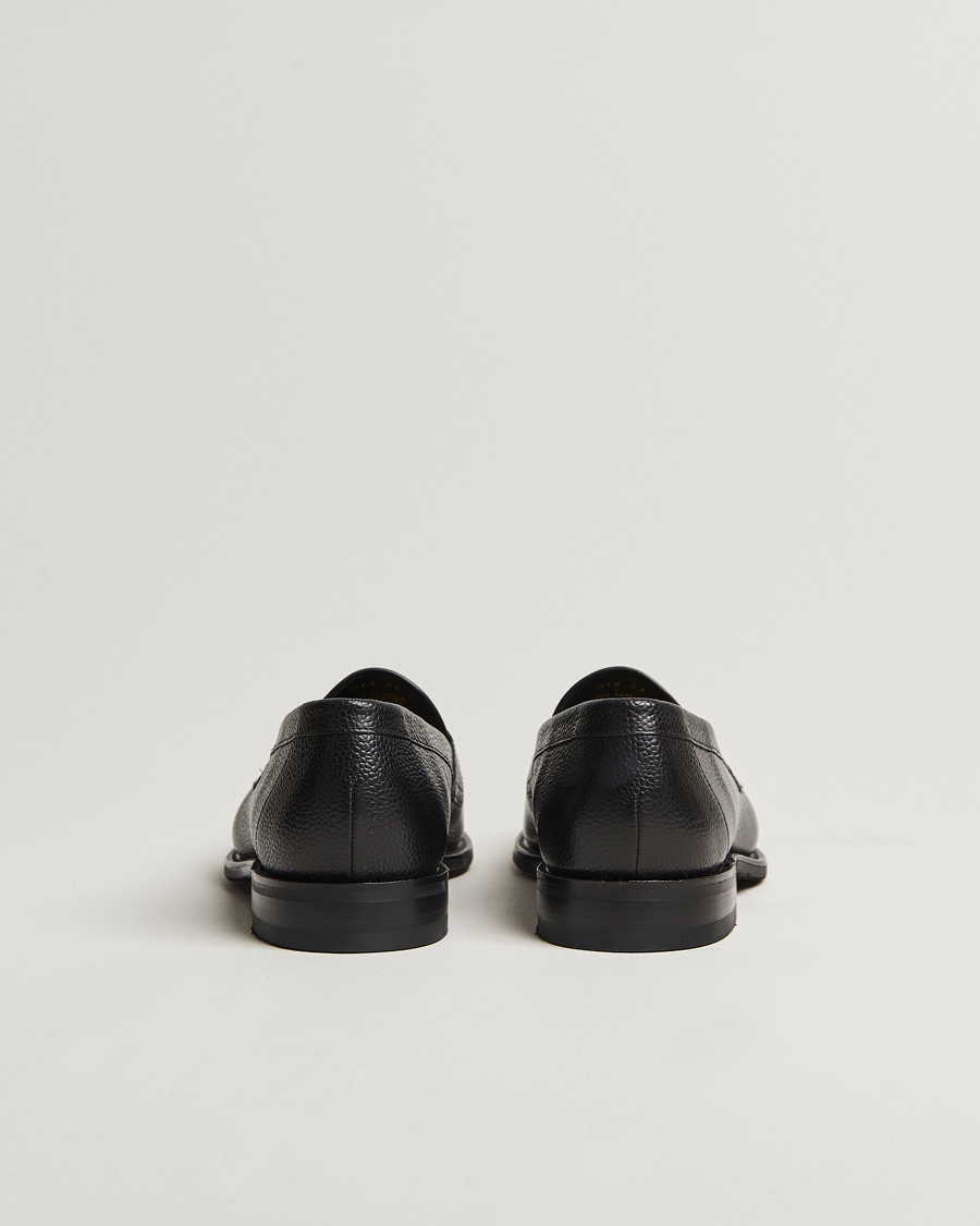 Loake 1880 Imperial Grained Penny Loafer Black