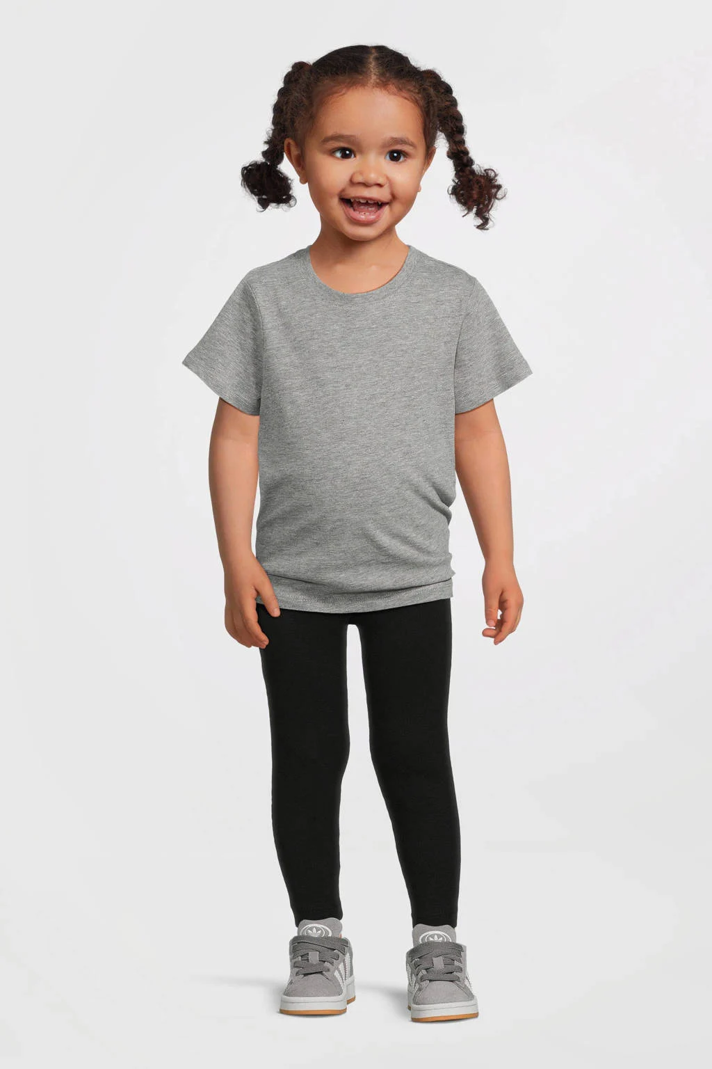 anytime T-shirt grijs melange