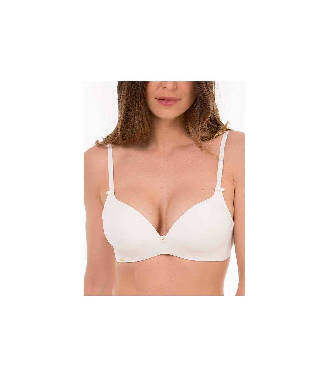 Soutien-gorge préformé multipositions sans armatures Etna Selmark ivoire