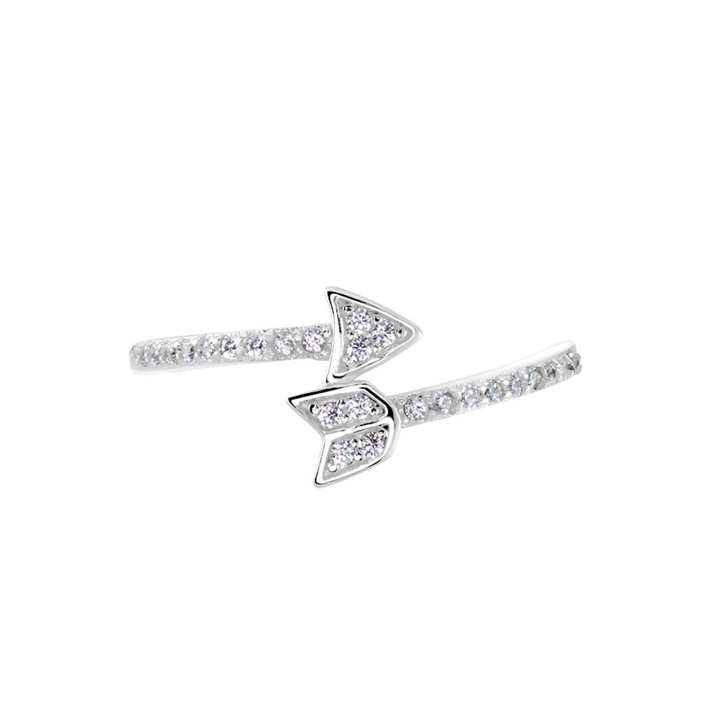 Bague Argent Blanc Caolan Oxydes De Zirconium