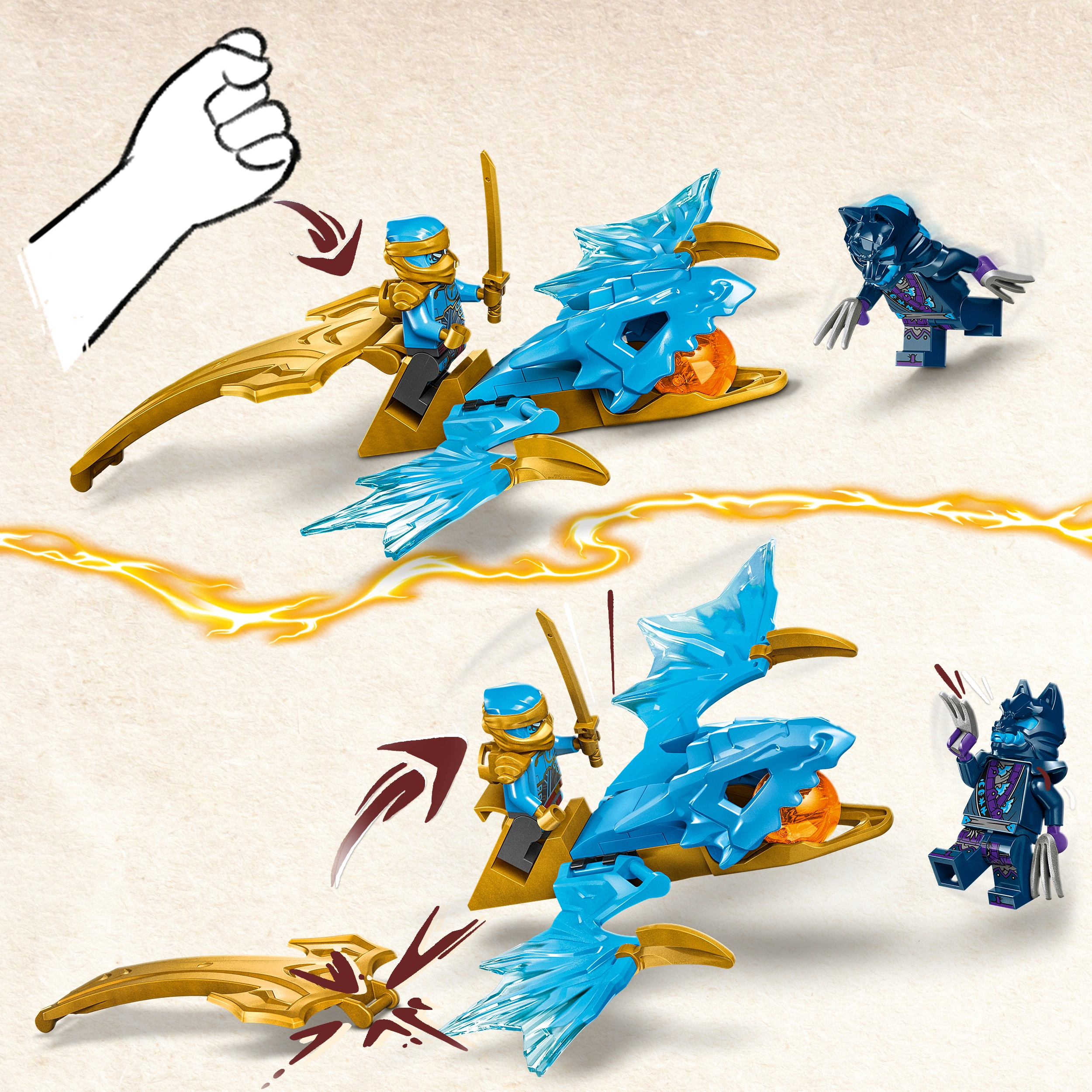 LEGO® NINJAGO 71802 NYAS DRACHENGLEITER