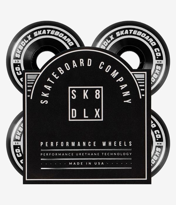skatedeluxe Conical Rollen (black) 53mm 100A 4er Pack
