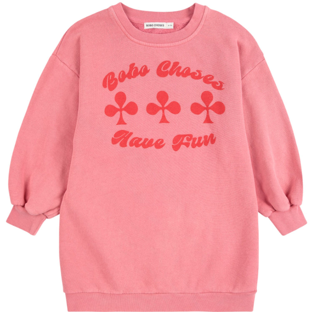 Køb Bobo Choses Pink Have Fun Sweatshirt Kjole