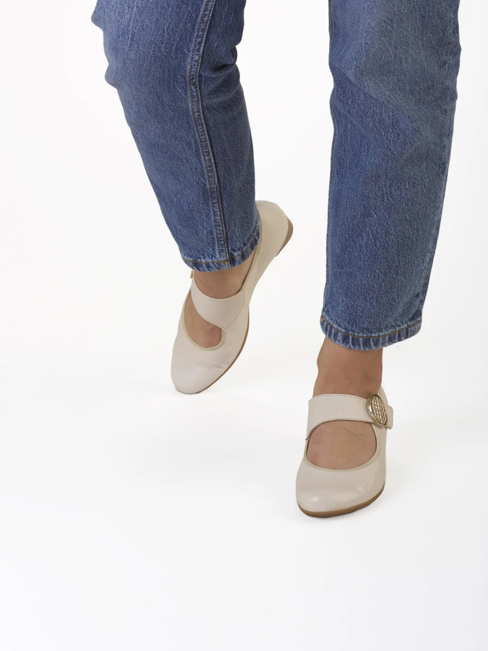 Spangenpumps Catania cream
