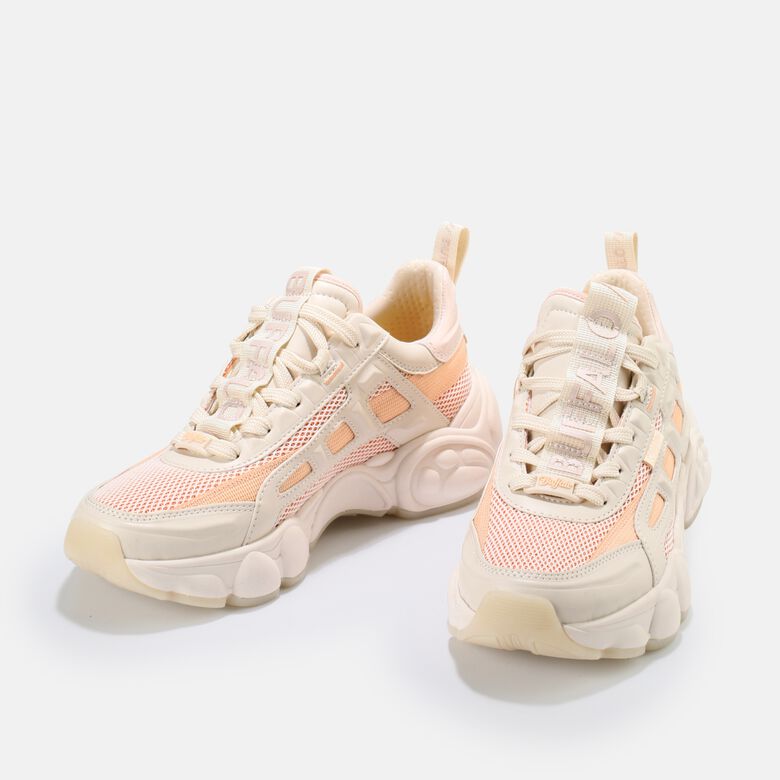 Cld Run Boom baskets véganes, beige et pêche