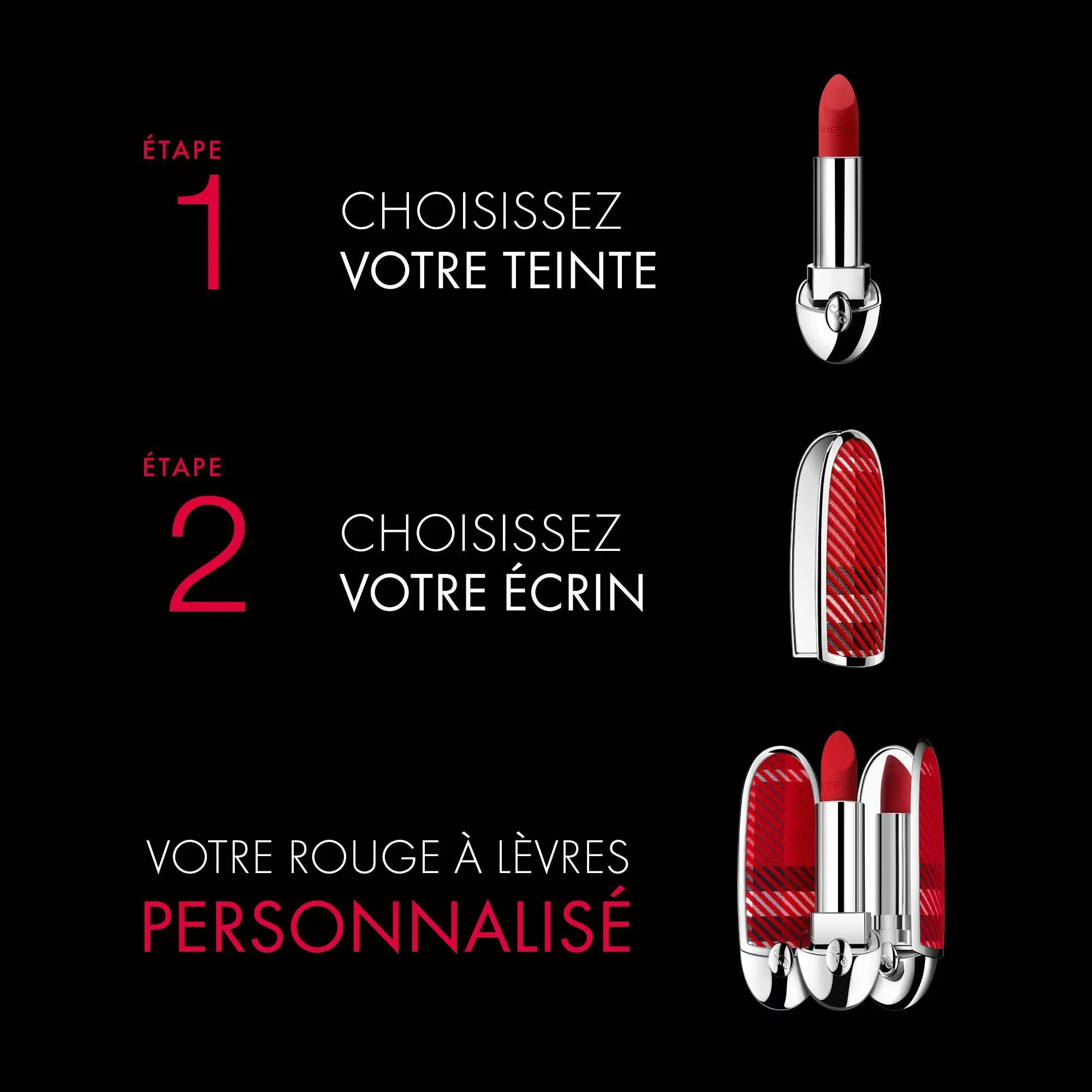 Guerlain - Rouge G Luxurious Velvet Le rouge à lèvres mat velours Haute pigmentation confort* & tenue** 16H- Rouge à lèvres