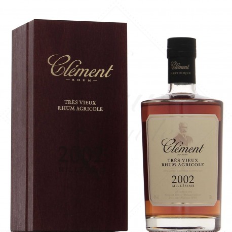 Rhum Clément - Rhum vieux Millésime 2002 0.70L