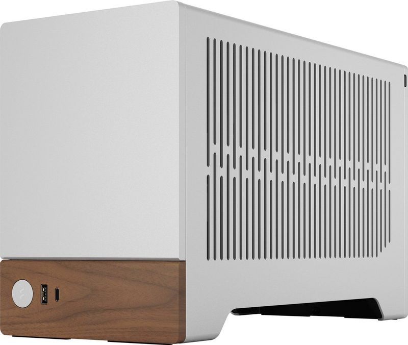 Fractal Design Terra Small Form Factor (SFF) Zilver Mini ITX Aluminium Hout