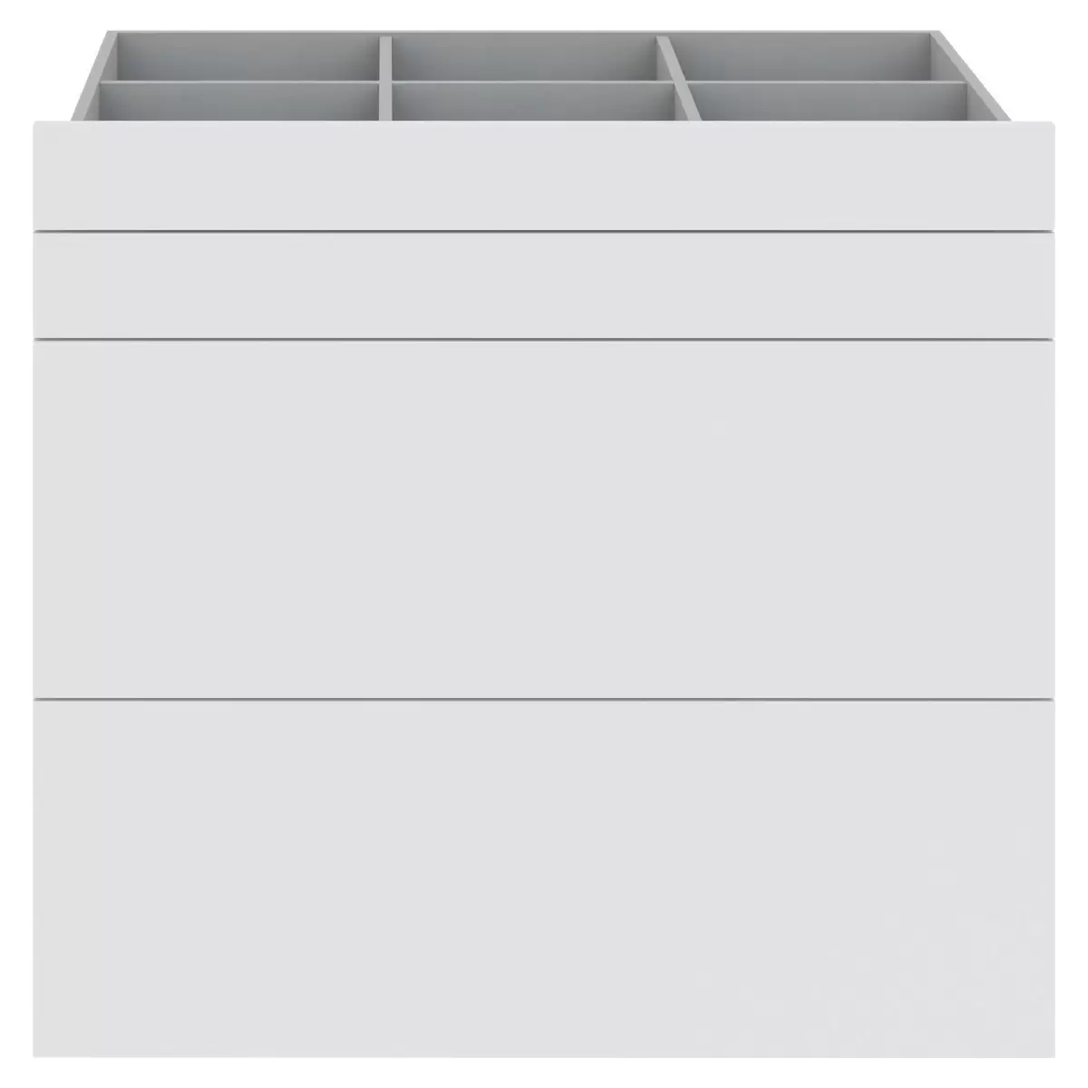 Schubladenset Unit weiss