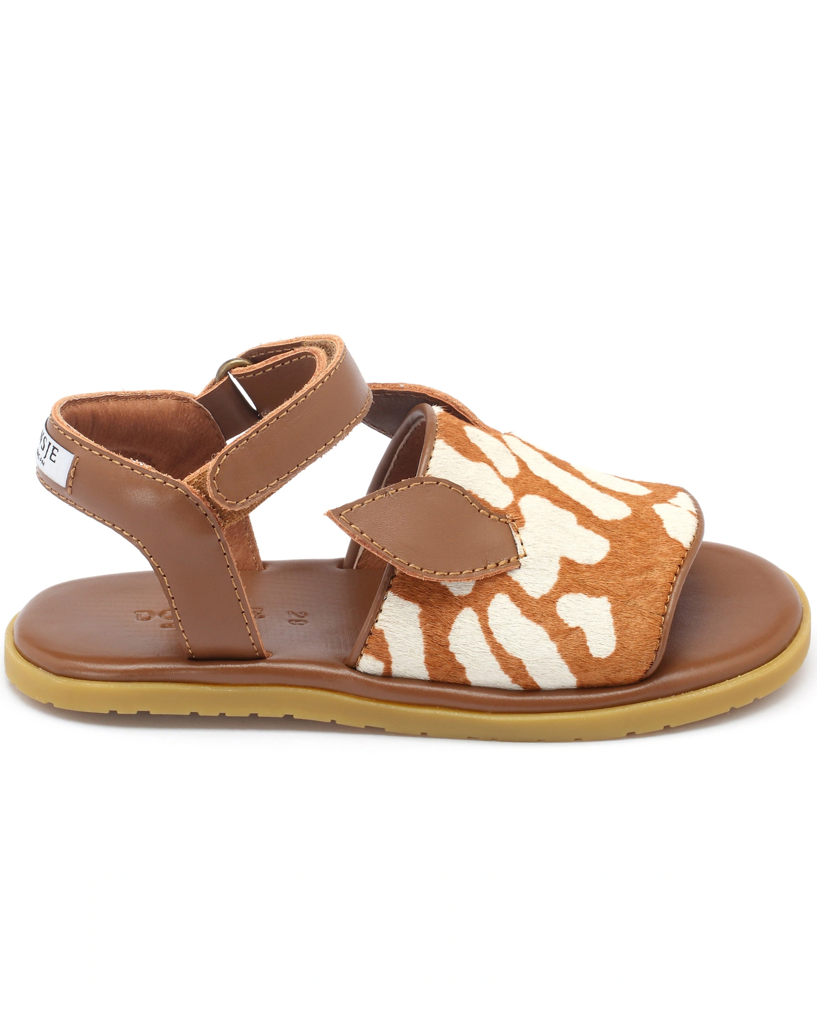Klett-Sandalen LARA - FAWN in brown/white