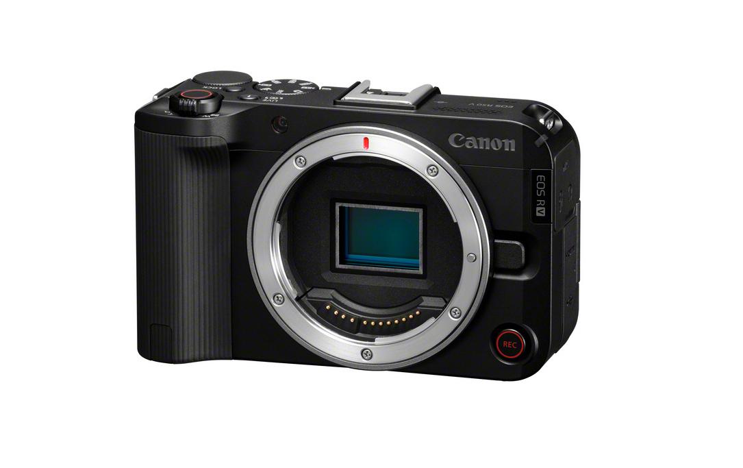 Fotokamera EOS R50V Body Schwarz<br>Videoorientierte Systemkamera