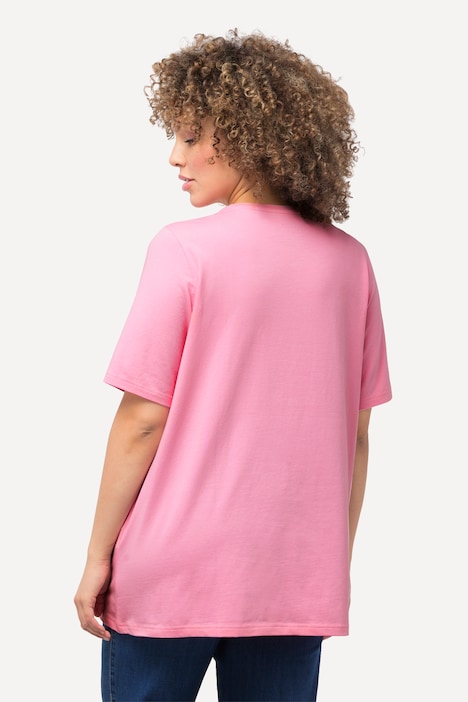 T-Shirt, A-Linie, V-Ausschnitt, Halbarm