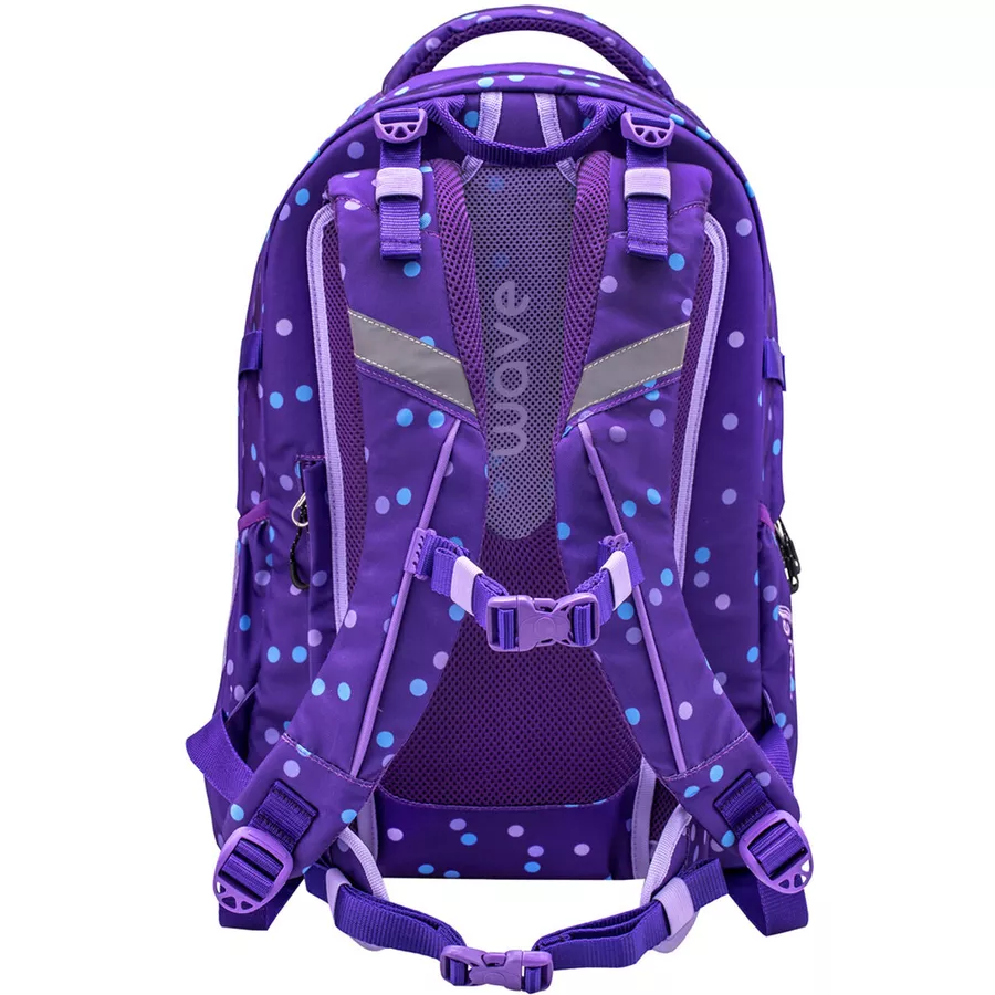 WAVE Rucksack Infinity Purple Dots