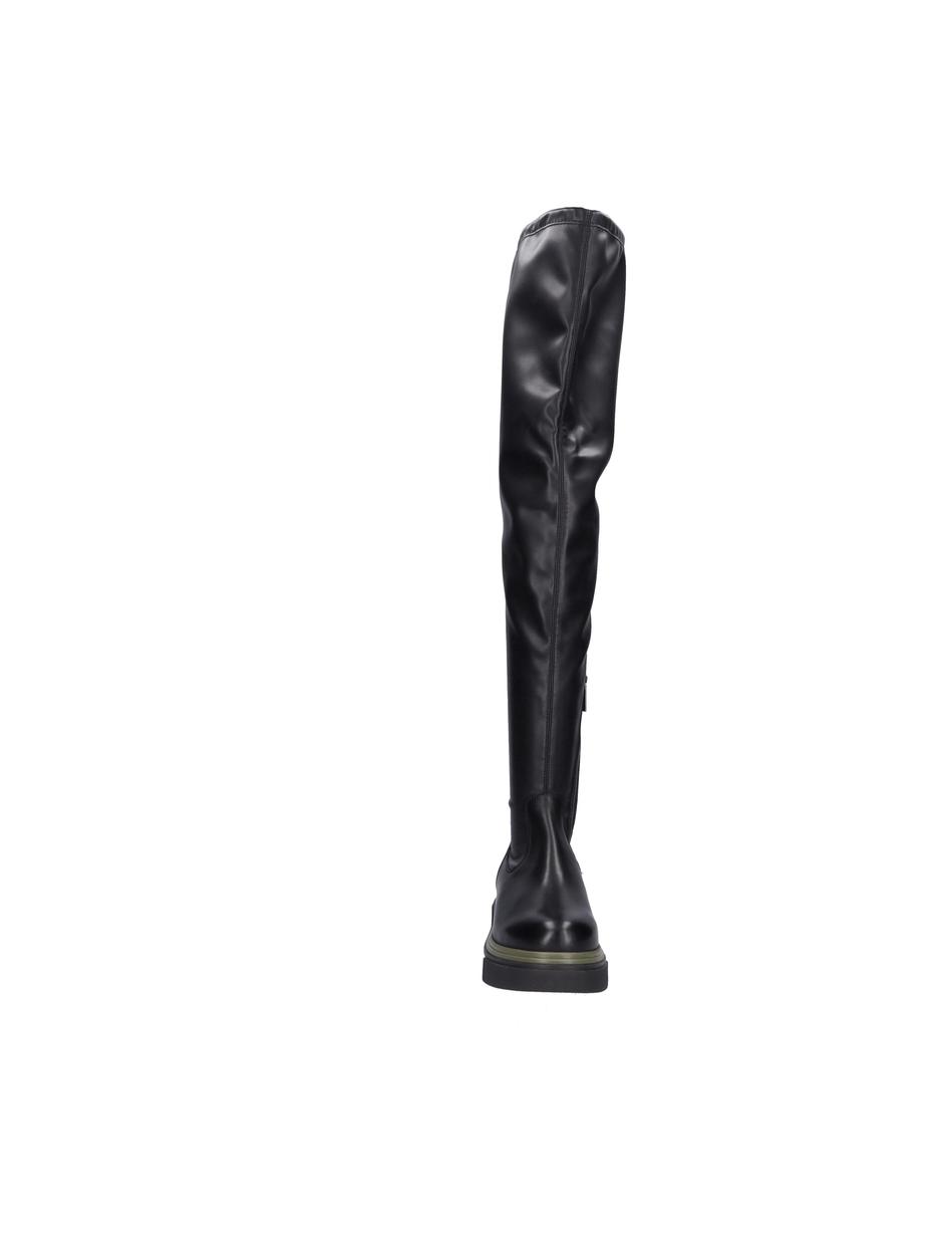 Stiefel Corvara 02, schwarz-oliv