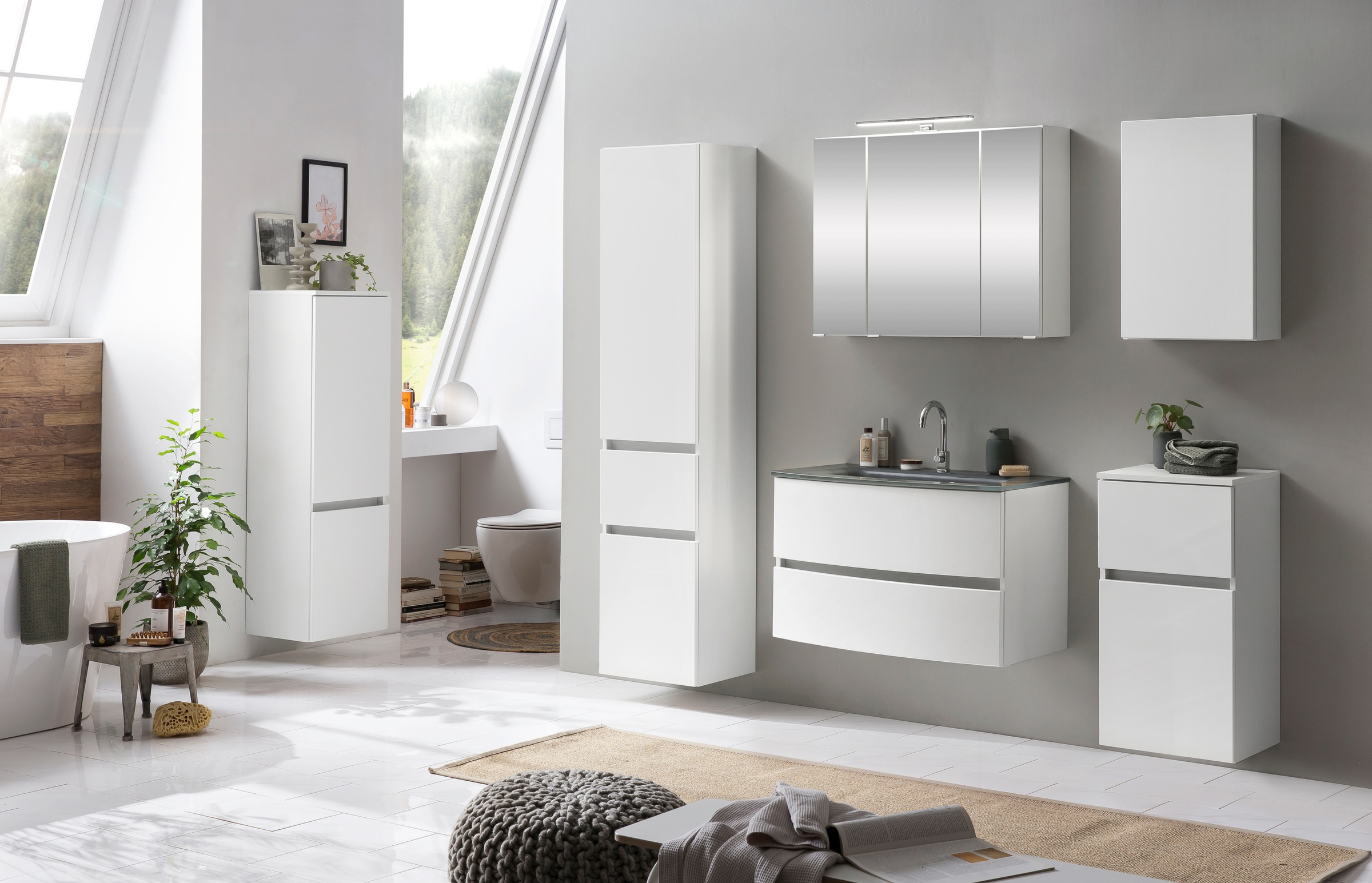 welltime Hängeschrank »Kaunas« BxTxH: 40x20x64 cm