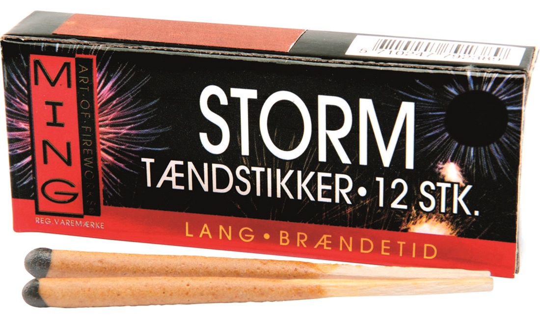 MING Stormtændstikker, 12 stk.