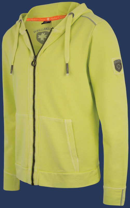 Yacht Hoodie Men French Terry 400, Sunnylime