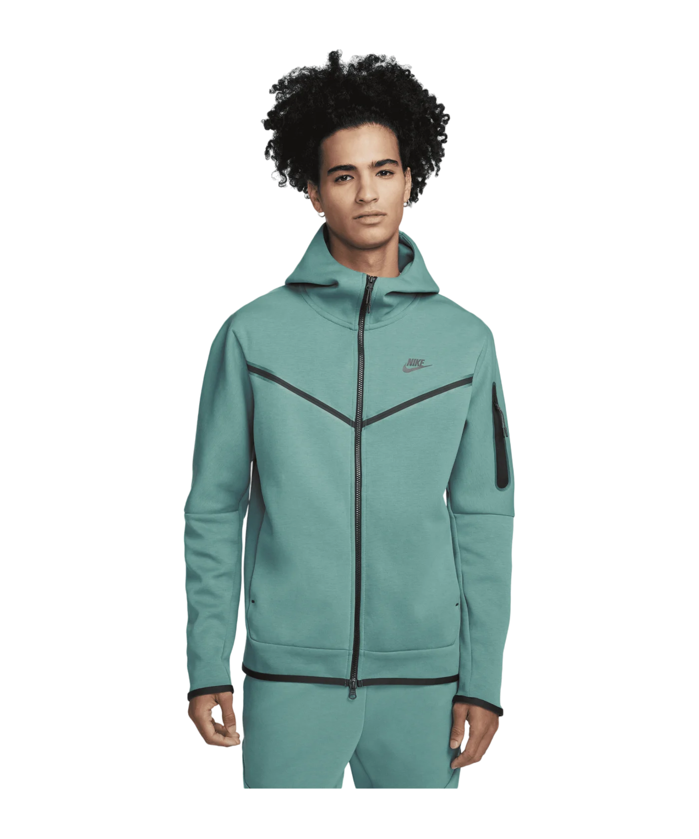 Nike Tech Fleece Windrunner Grün Schwarz F381