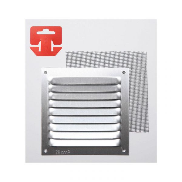 Fepre Rejilla C/mosq Alum 0.6 Natural 100X100Mm (g)