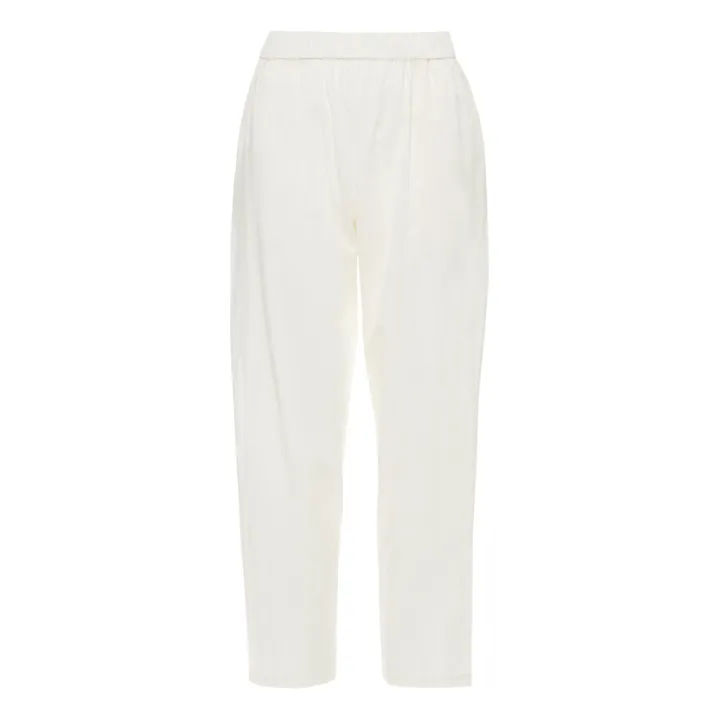 Skall Studio Pantalon Edgar Coton Bio | Ecru