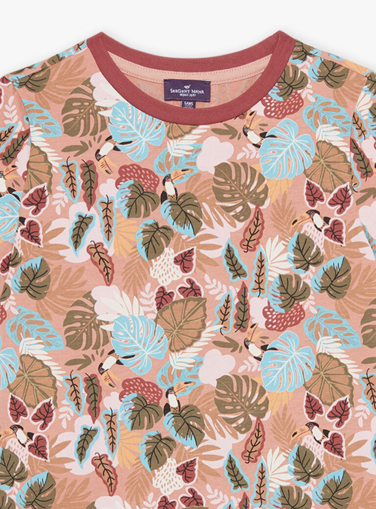 T-shirt pêche thème tropiques
