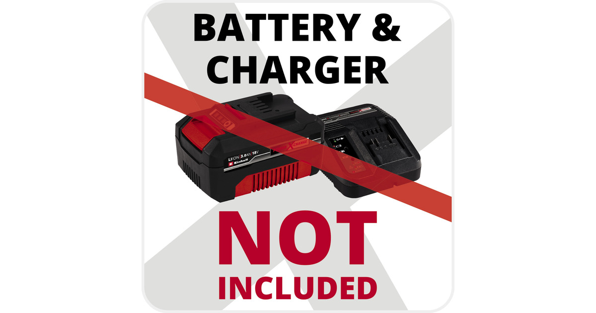 EINHELLAcculamp TE-CL 18/2000 LiAC Solo verlichting  (Rood/zwart, Accu en oplader niet inbegrepen)