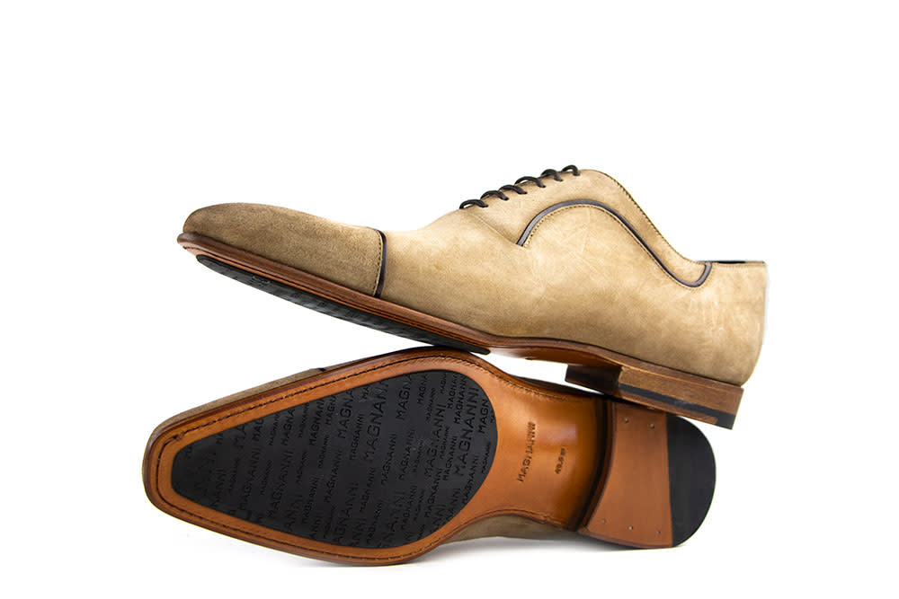 Magnanni Veterschoenen Taupe Antidifu Becerrito Marron