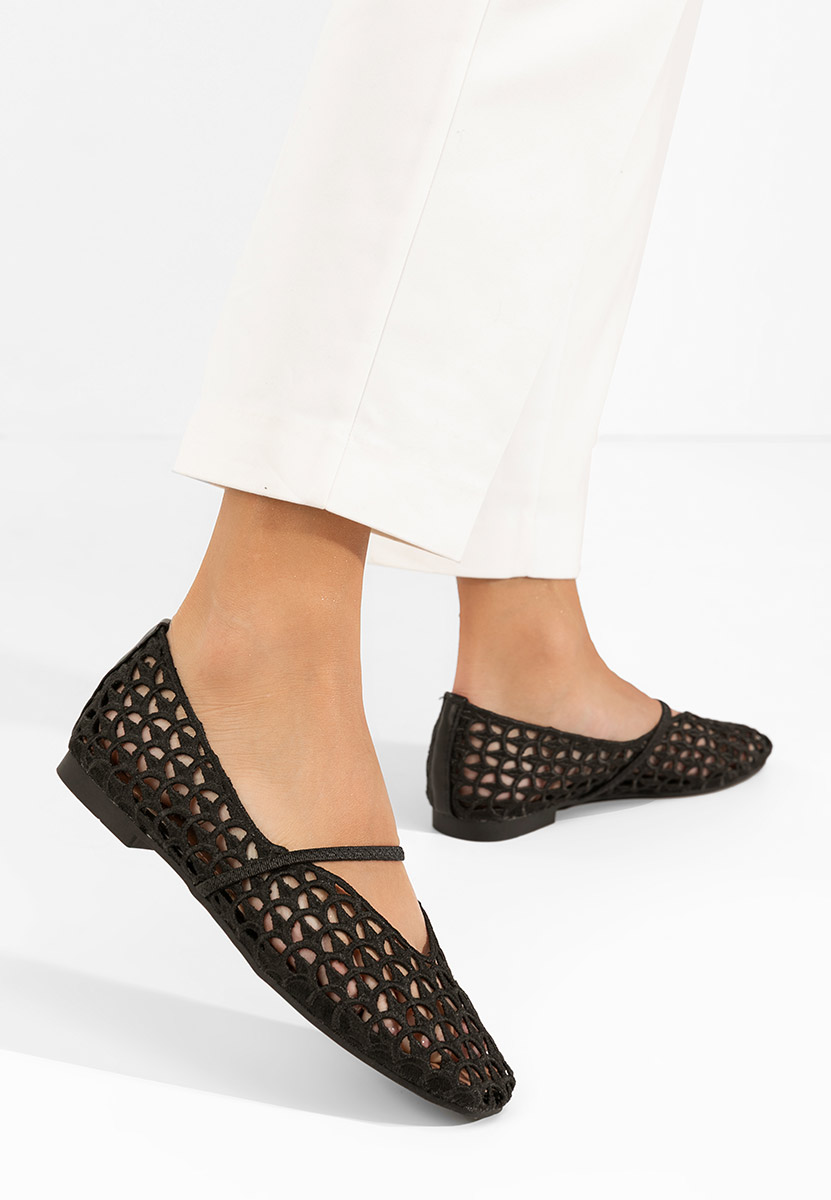 Ballerines femme noirs Audry
