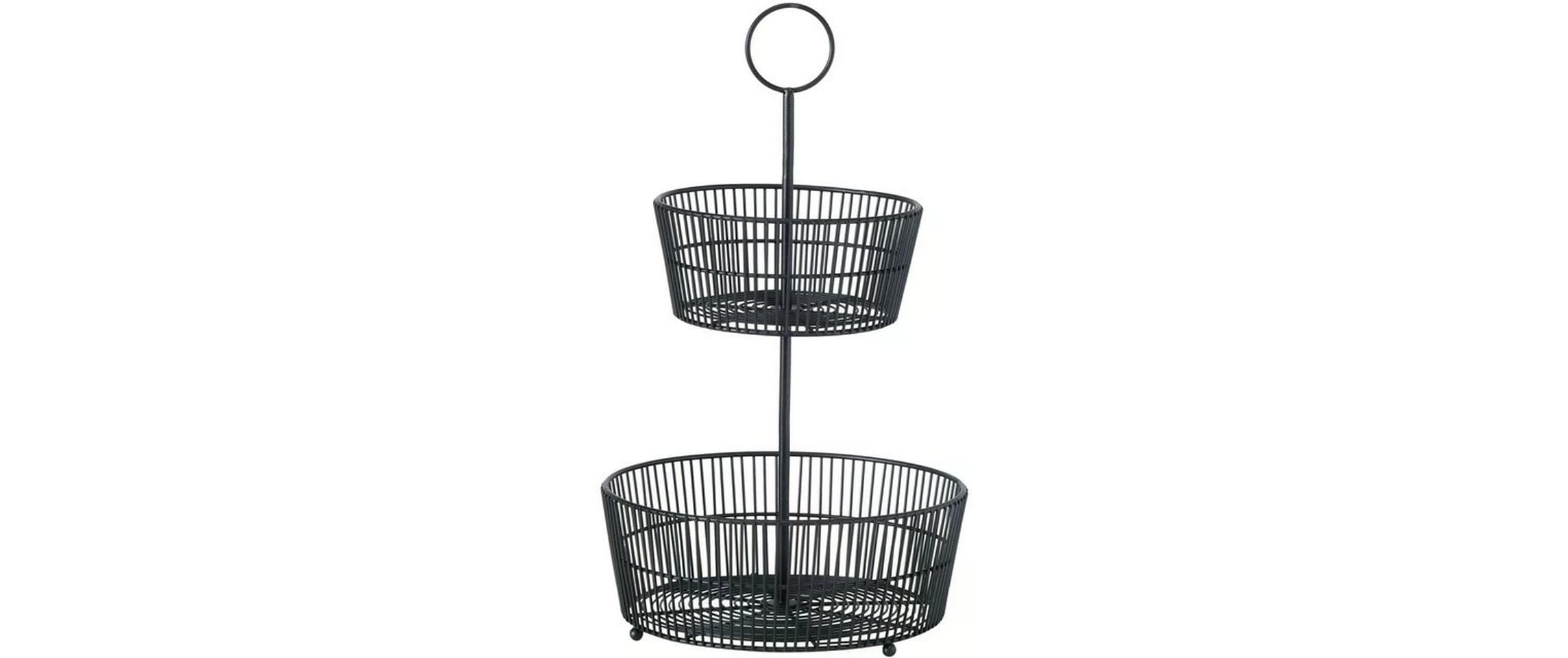 Etagere Gea Schwarz2-stöckige Etagere
