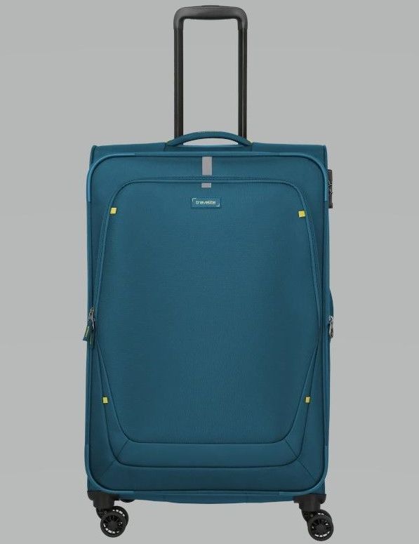 Travelite - Umbria - Zachte Koffer - Petrol - 4-Wheel Trolley L - 90 Liter
