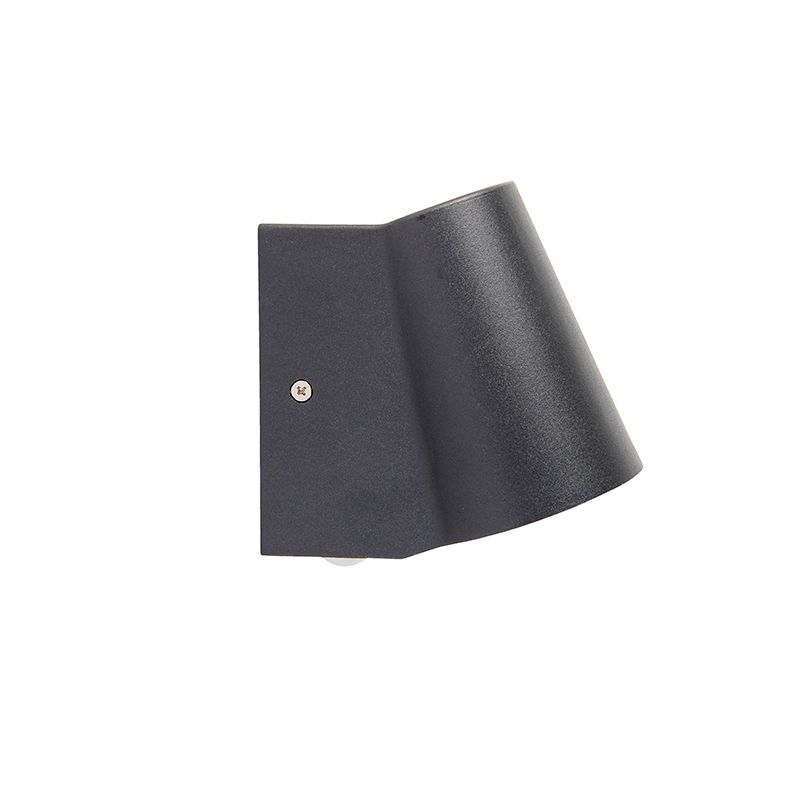 Buitenlamp antraciet met bewegingssensor incl. LED - Uma
