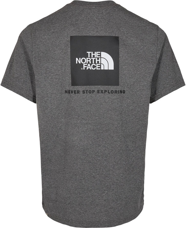 The North Face M S/S REDBOX TEE - EU TNFMEDIUMGRE Grå