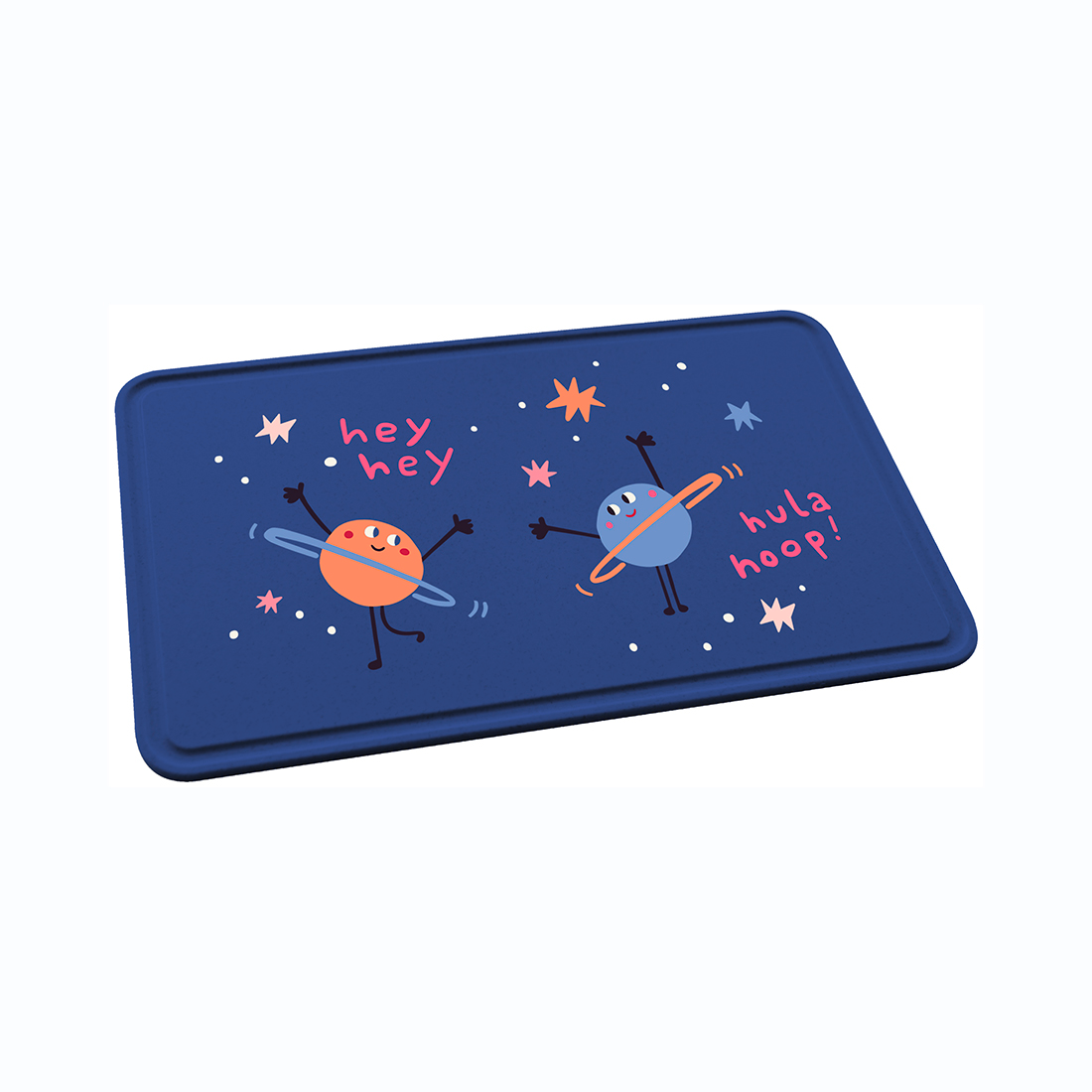 Koziol Connect Board Frühstücksbrettchen für Kinder organic blue space