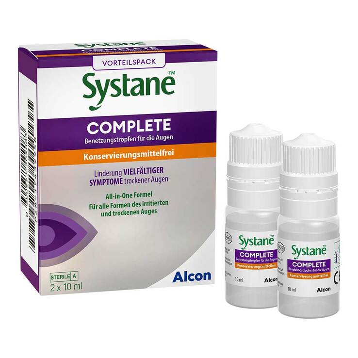 Systane® COMPLETE ohne Konservierungsmittel, 2X10 ml