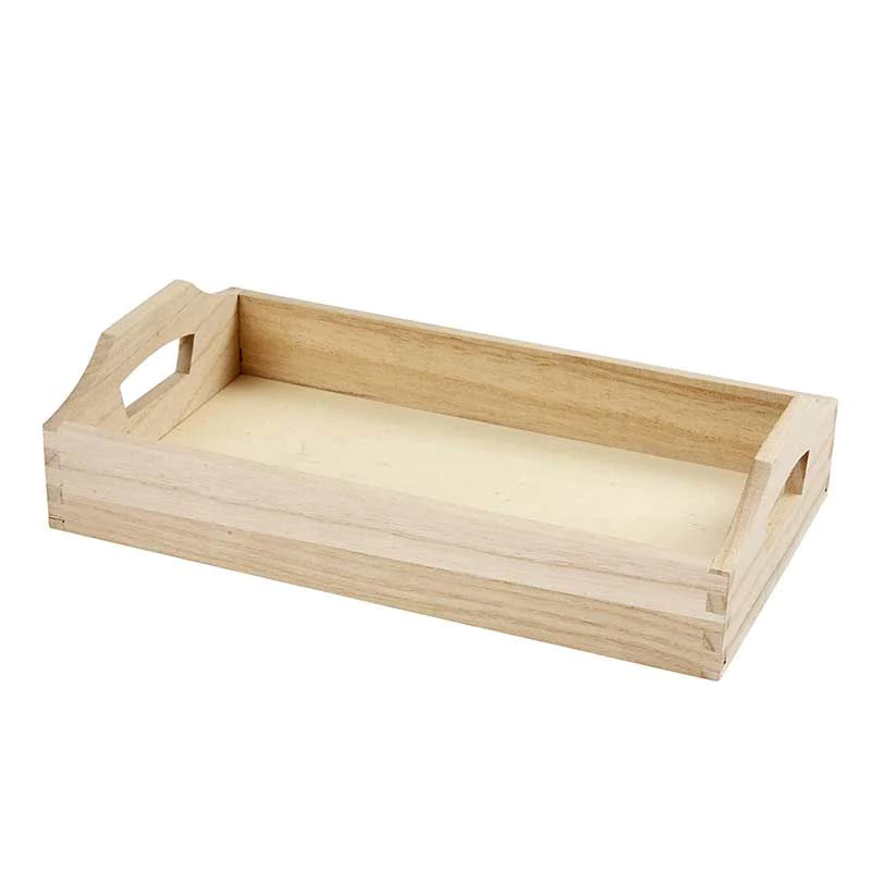 Plateau en bois à décorer - 30 x 17 x 5 cm Creavea