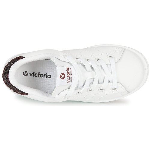Victoria - TENIS PIEL - Blanc / Bordeaux