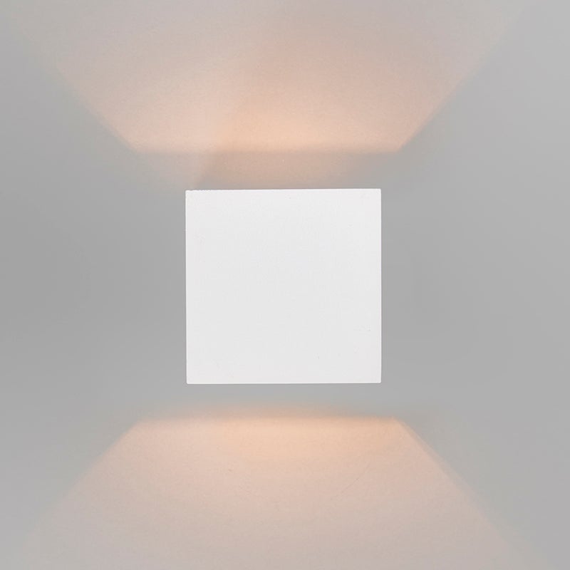 Moderne witte wandlamp - Transfer